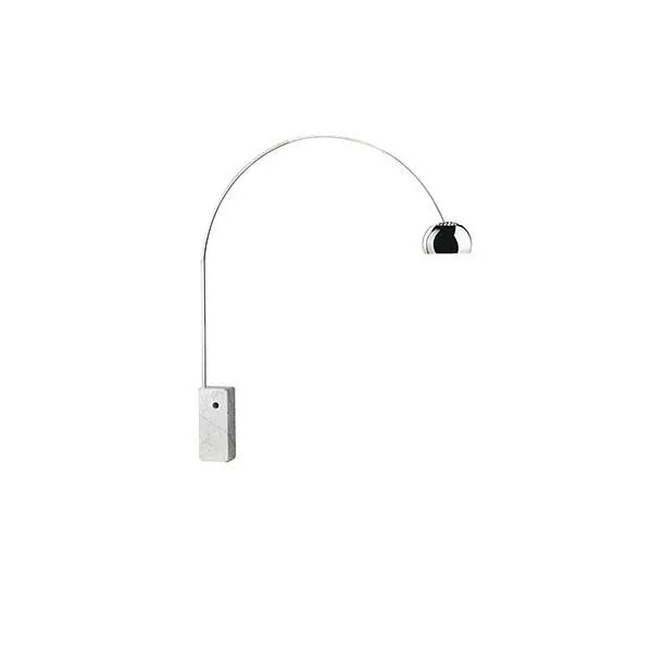 Arco floor lamp by Achille Castiglioni (halogen), Flos image