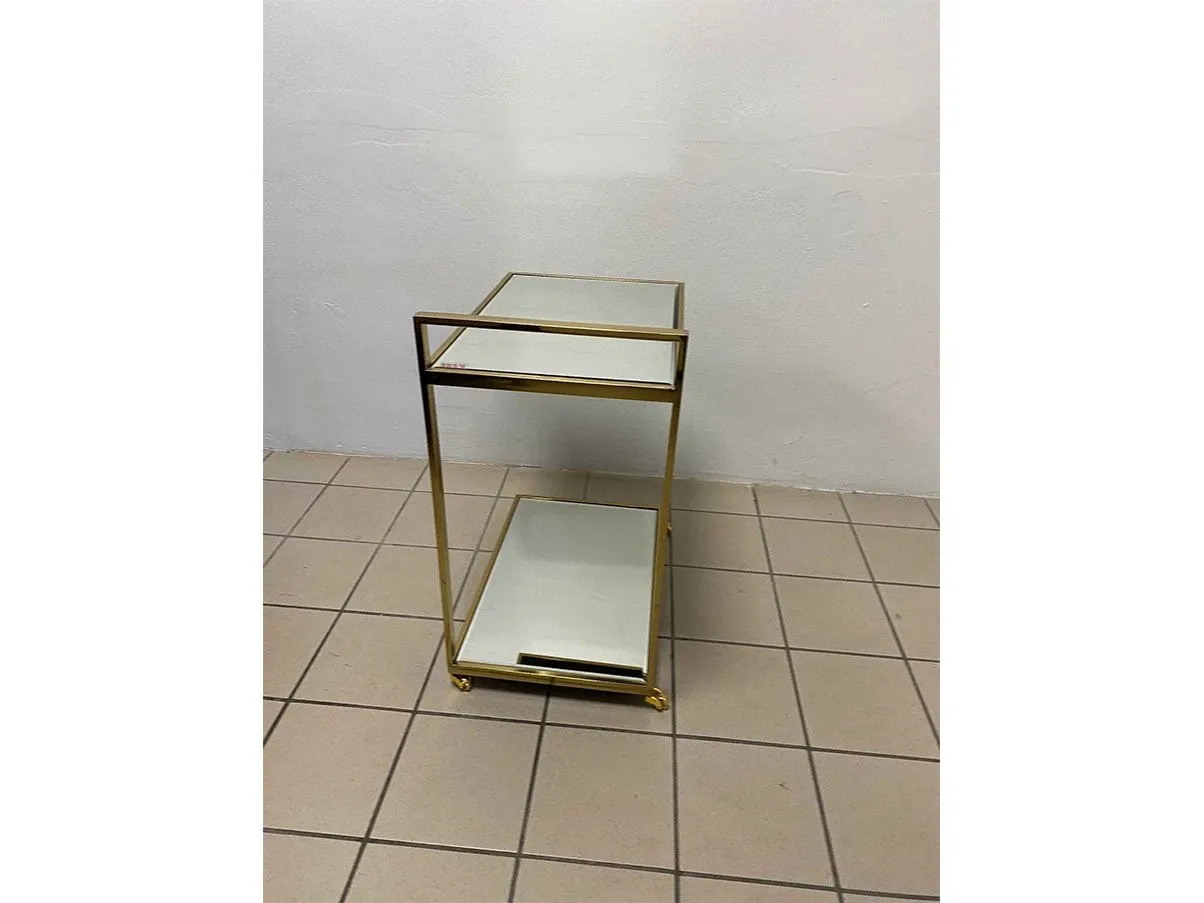 Carrello portavivande Classy in vetro, Kare Design 3