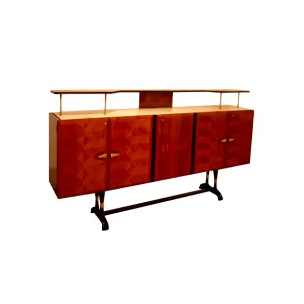 Vintage wooden bar cabinet by Vittorio Dassi, Cecchini image