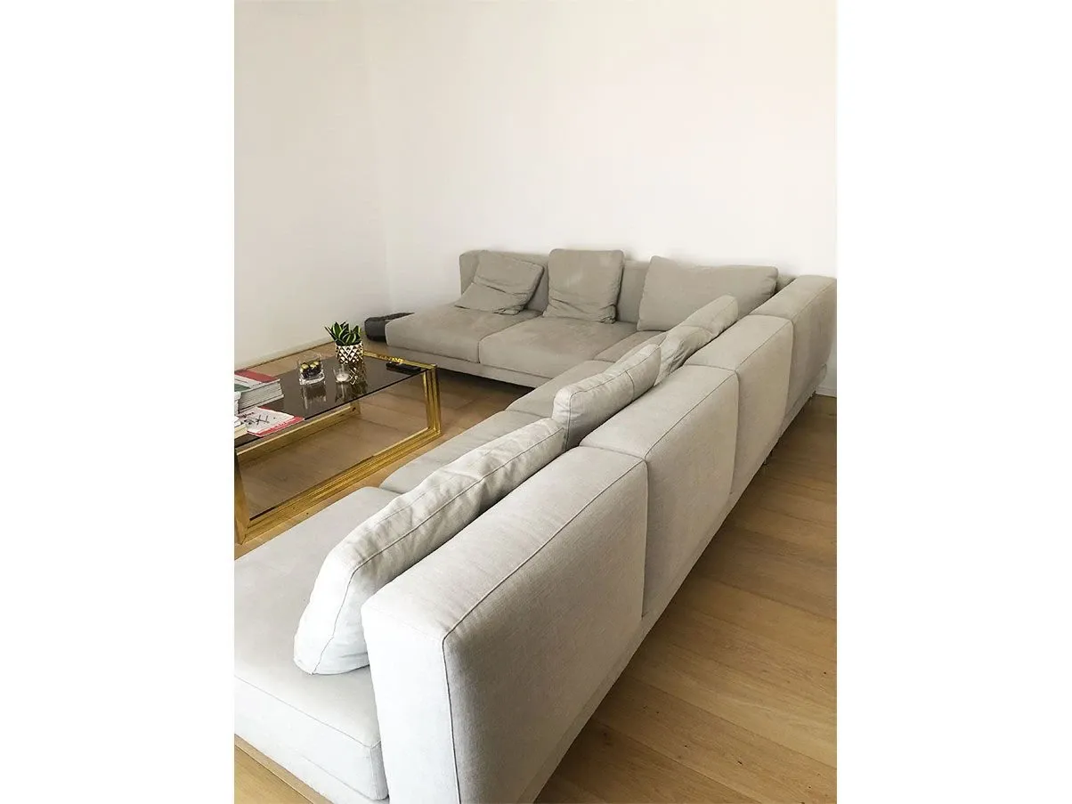 Dude modular sofa in fabric (2 separable modules) 5