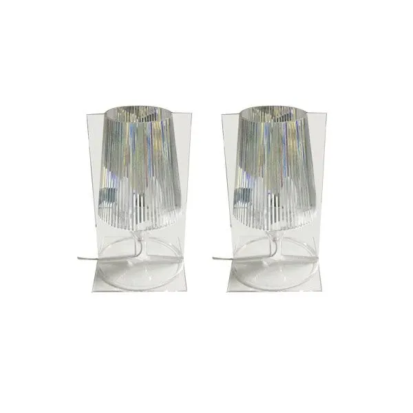 Set of 2 Take table lamps (transparent), Kartell 5