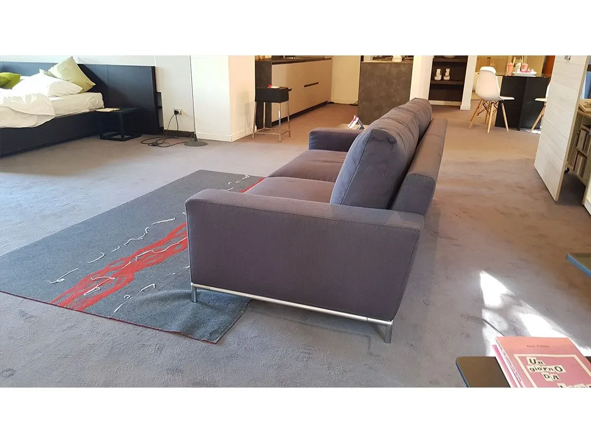 Joseph 2 seater sofa in fabric (grey), Cristian Divani 