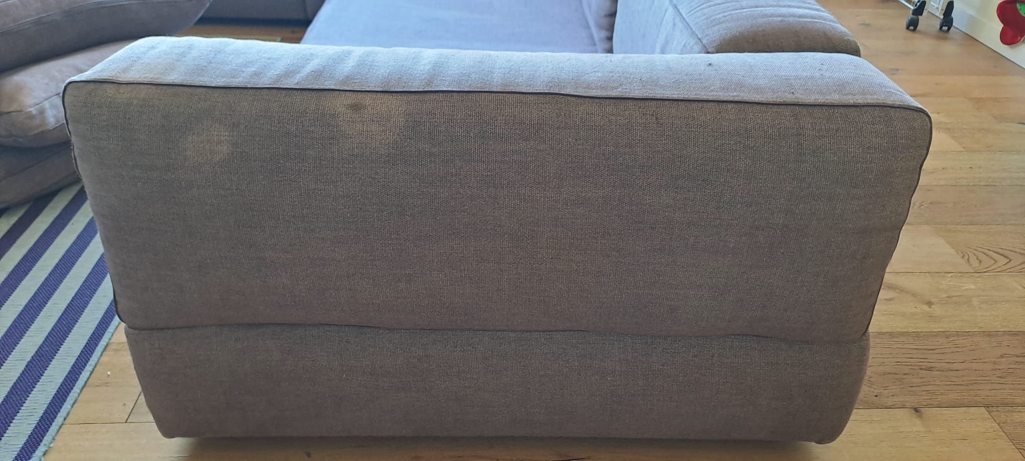 Divano angolare Life rivestito in tessuto (lilla), Flexform Defects
