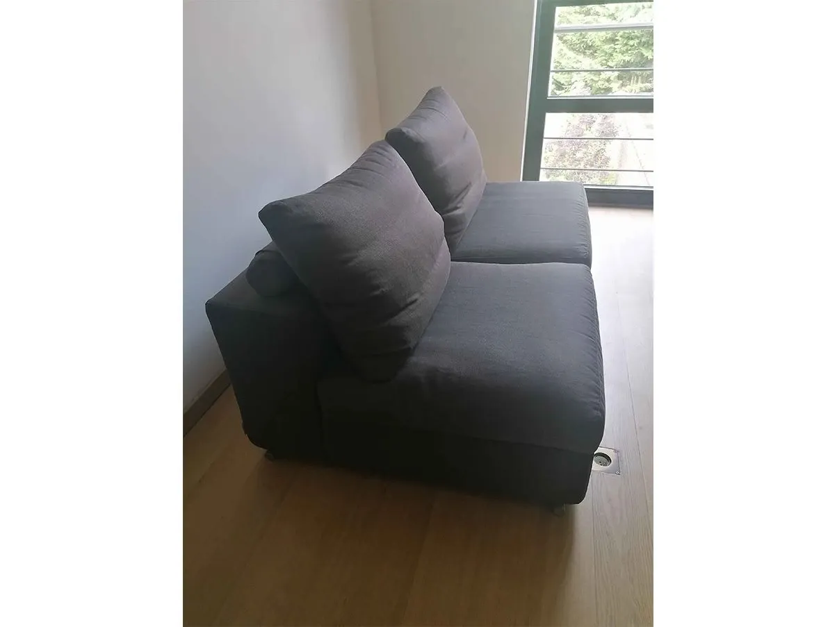 Groundpiece 2 seater sofa in fabric, Flexform 5