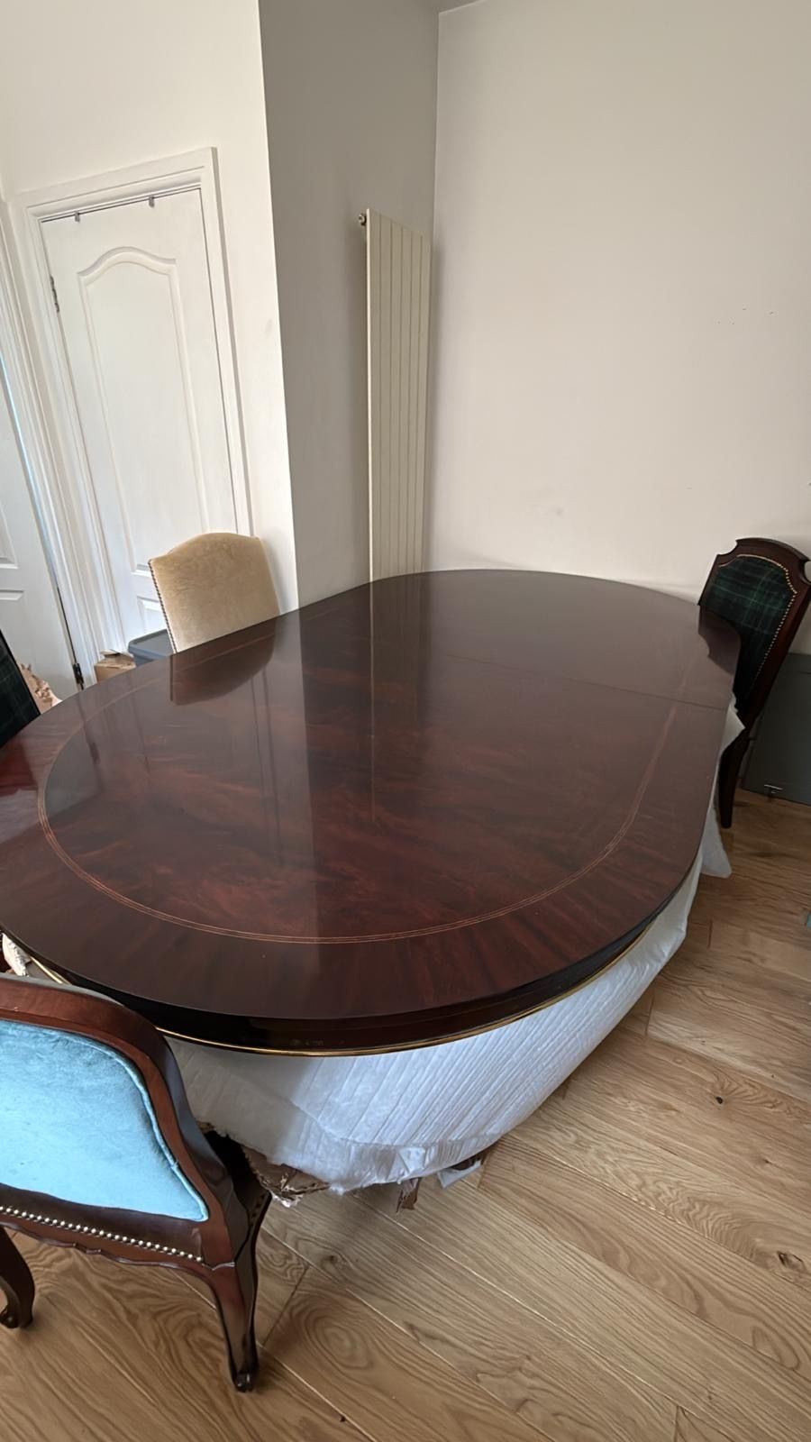 Tavolo ovale Heiress in legno di mogano  Main