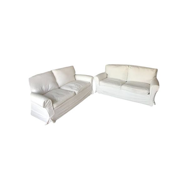 Set 2 divani Regent's 16 in tessuto bianco, De Padova image