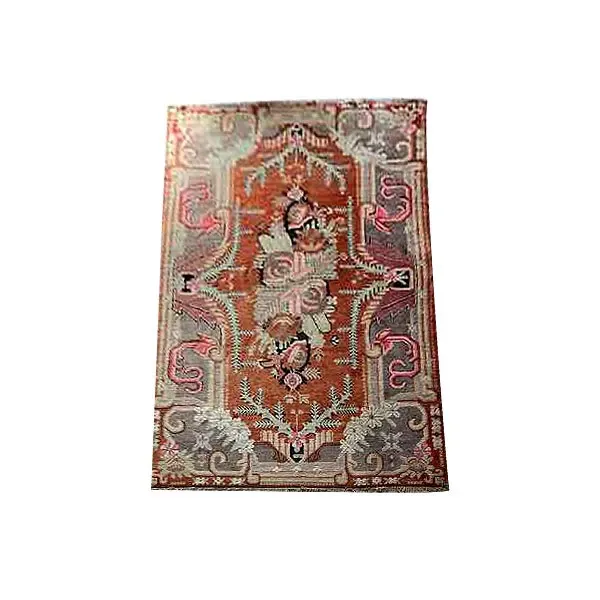 Yarkand rectangular rug in vintage wool, Tanibana image