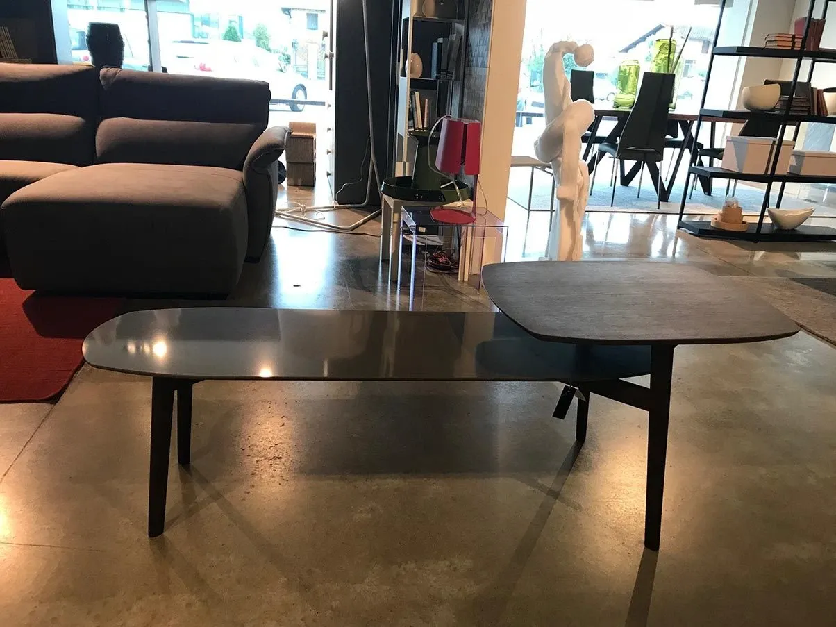 Match coffee table with double top, Calligaris 3