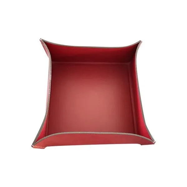 Large tray in Cartier red leather, Poltrona Frau image