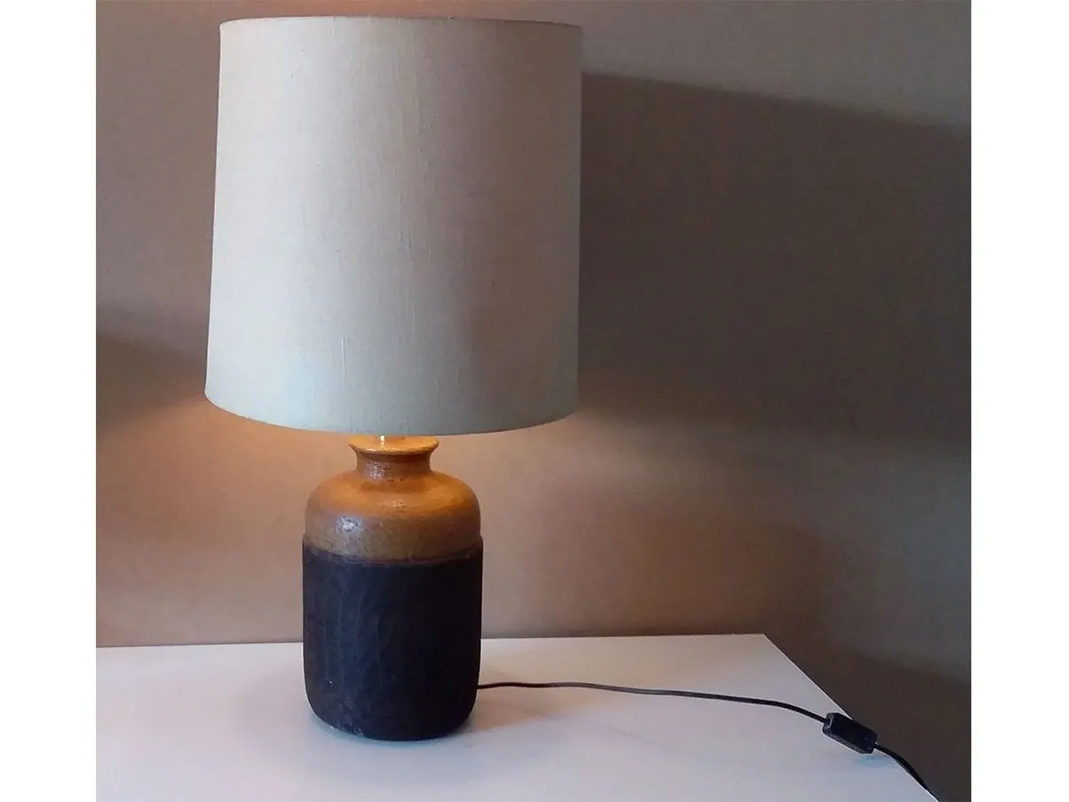 Set of 2 terracotta and rope table lamps, Paf Studio 3