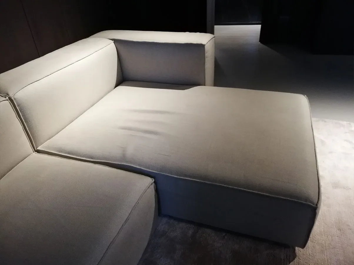 Divano 3 posti Neowall con penisola (beige), Living Divani 1