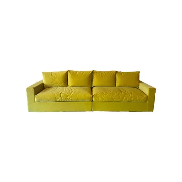 Elisa 4 seater modular sofa in fabric (yellow), Urban Sofà image