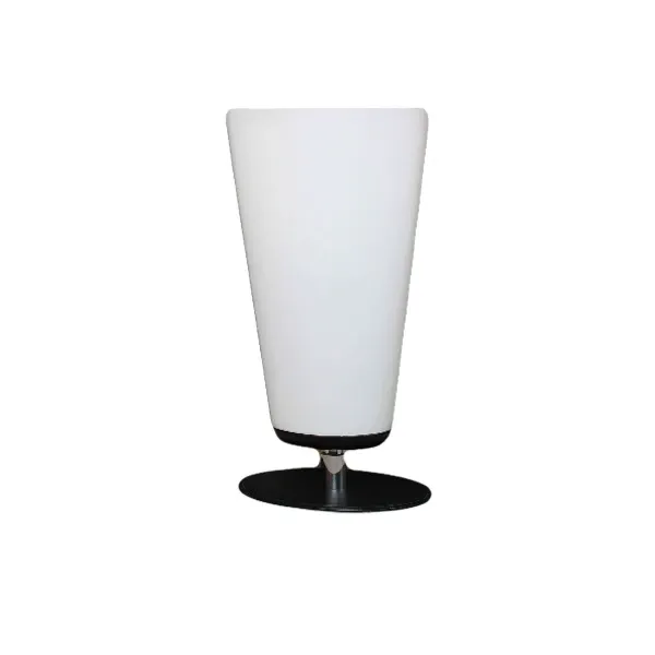 Table / floor lamp in metal and opal glass (1980s), image