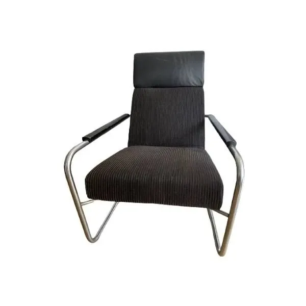 Armchair in black velvet, Harvink image