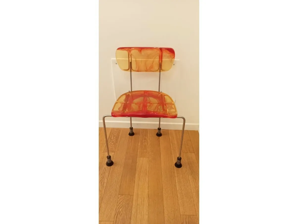 Set of 3 chairs 543 Broadway by Gaetano Pesce, Bernini image