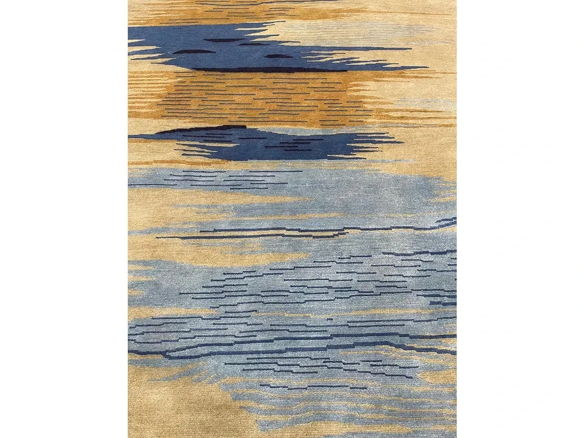 Indonepal 45554 wool and viscose rectangular carpet, Cabib 1