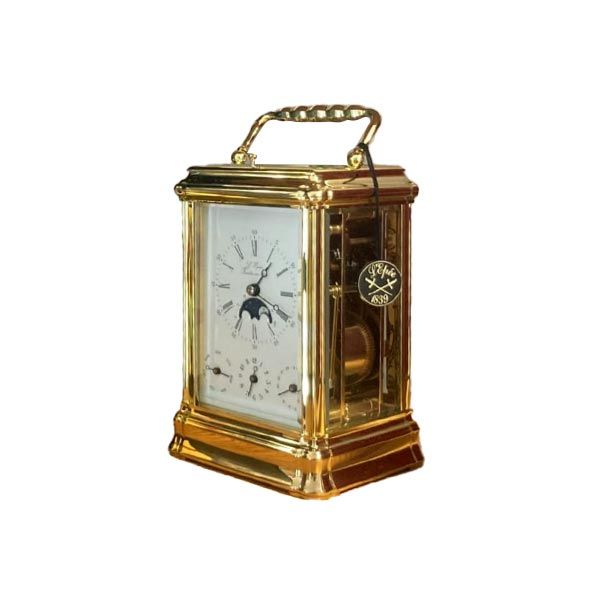 Gold plated brass clock, L&#39;Epèe image