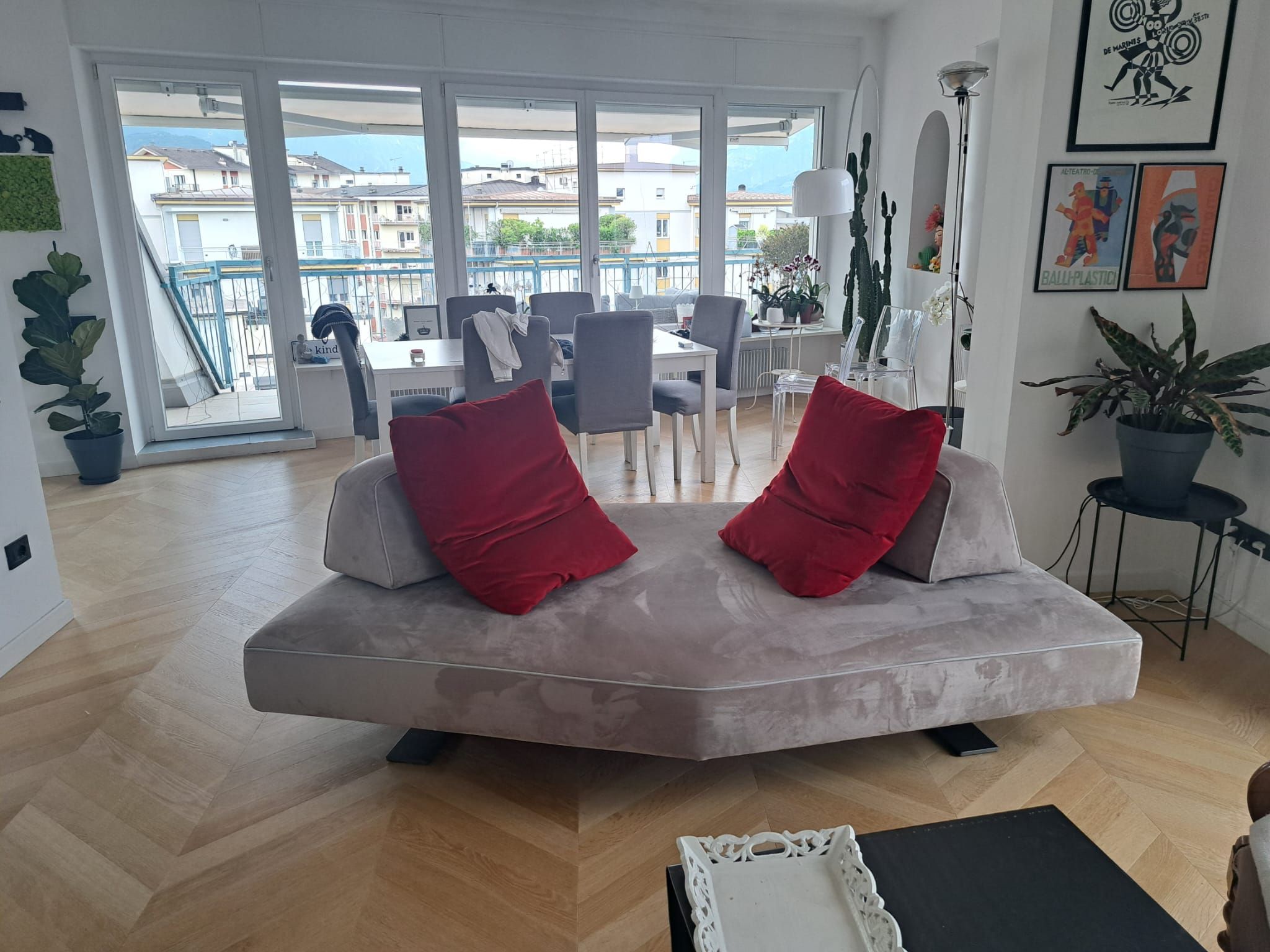 Divano bifacciale Filiph AIR grigio, Artnova  Main