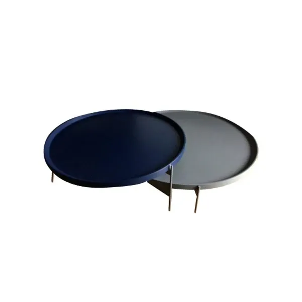 Double table composition Abaco (blue and gray), Pianca image