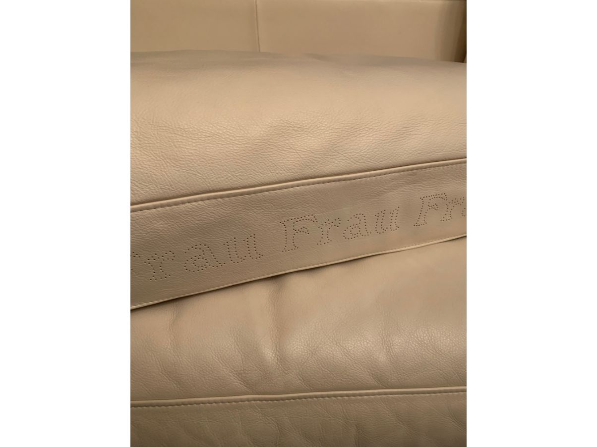 Massimo 2 seater sofa in leather Brand