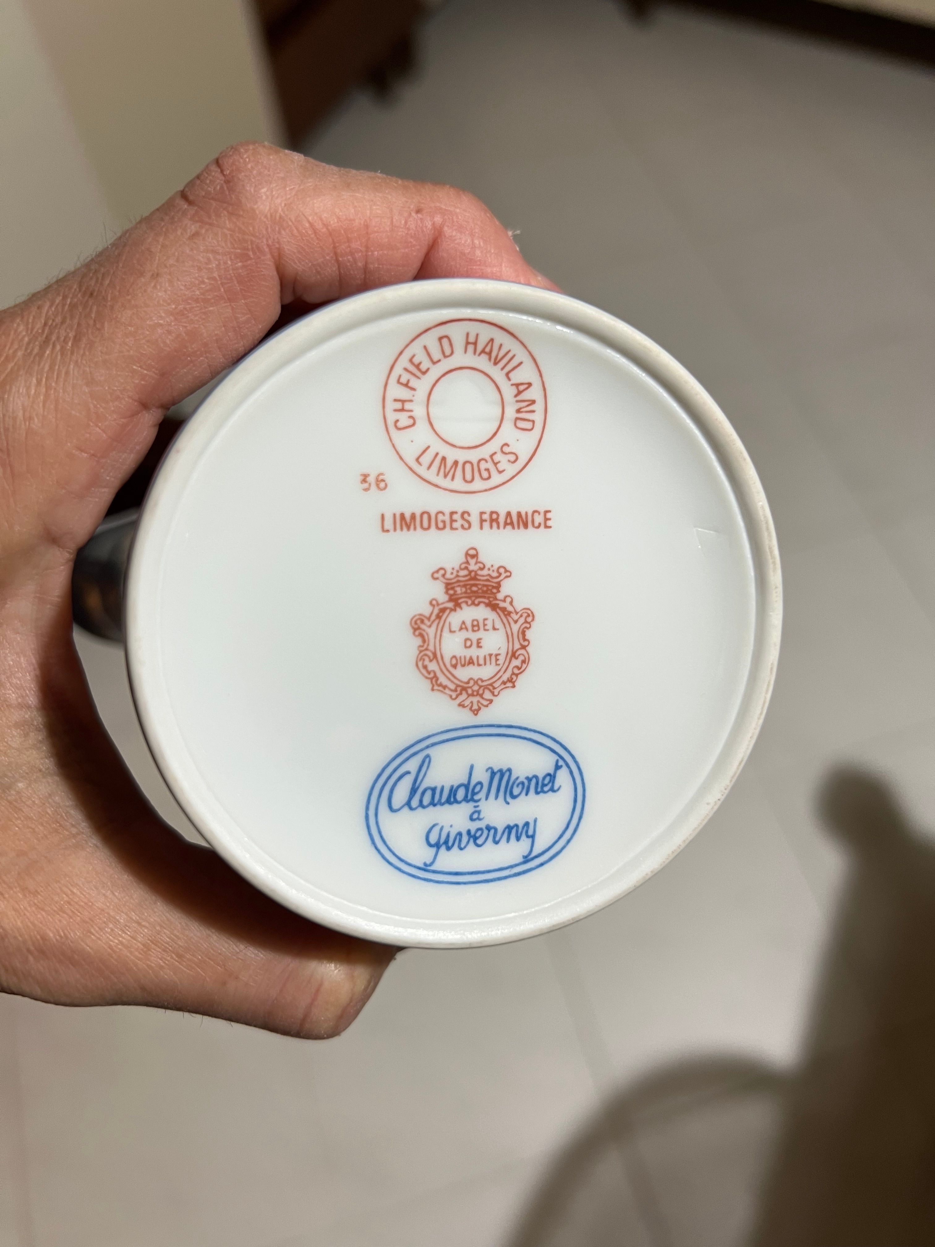 Juego de té Haviland Claude Monet Brand