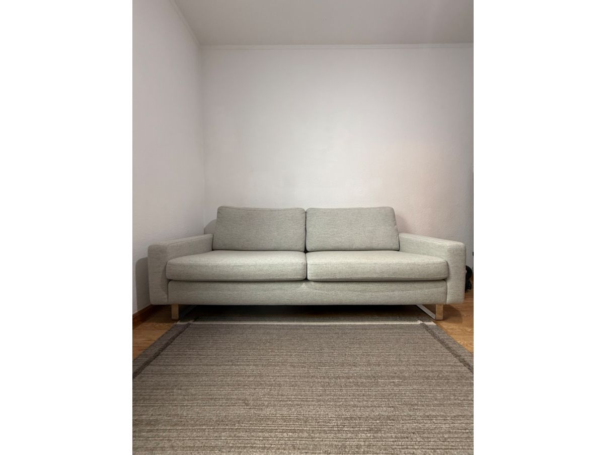 3-zitsbank Conseta lichtgrijs Details