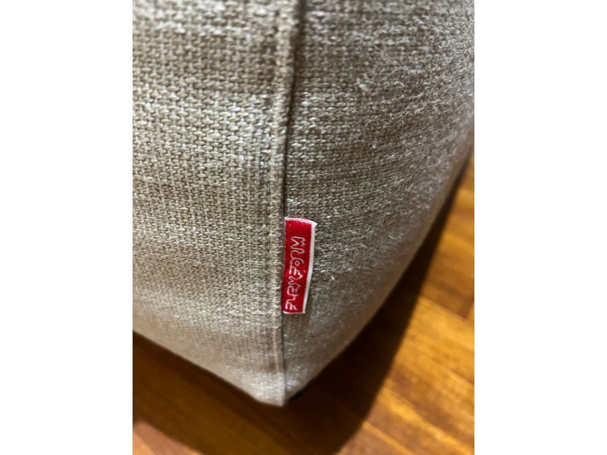 3-seater Wings fabric sofa (beige) Brand