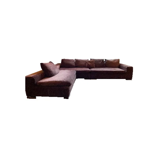 Modular sofa 3 units in cotton (Burgundy), Minotti image