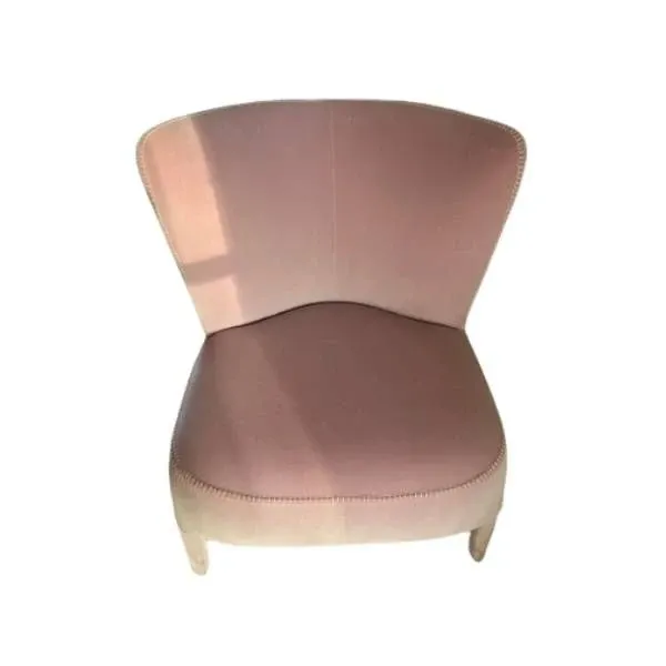 Poltroncina Febo Apta in tessuto rosa, Maxalto 