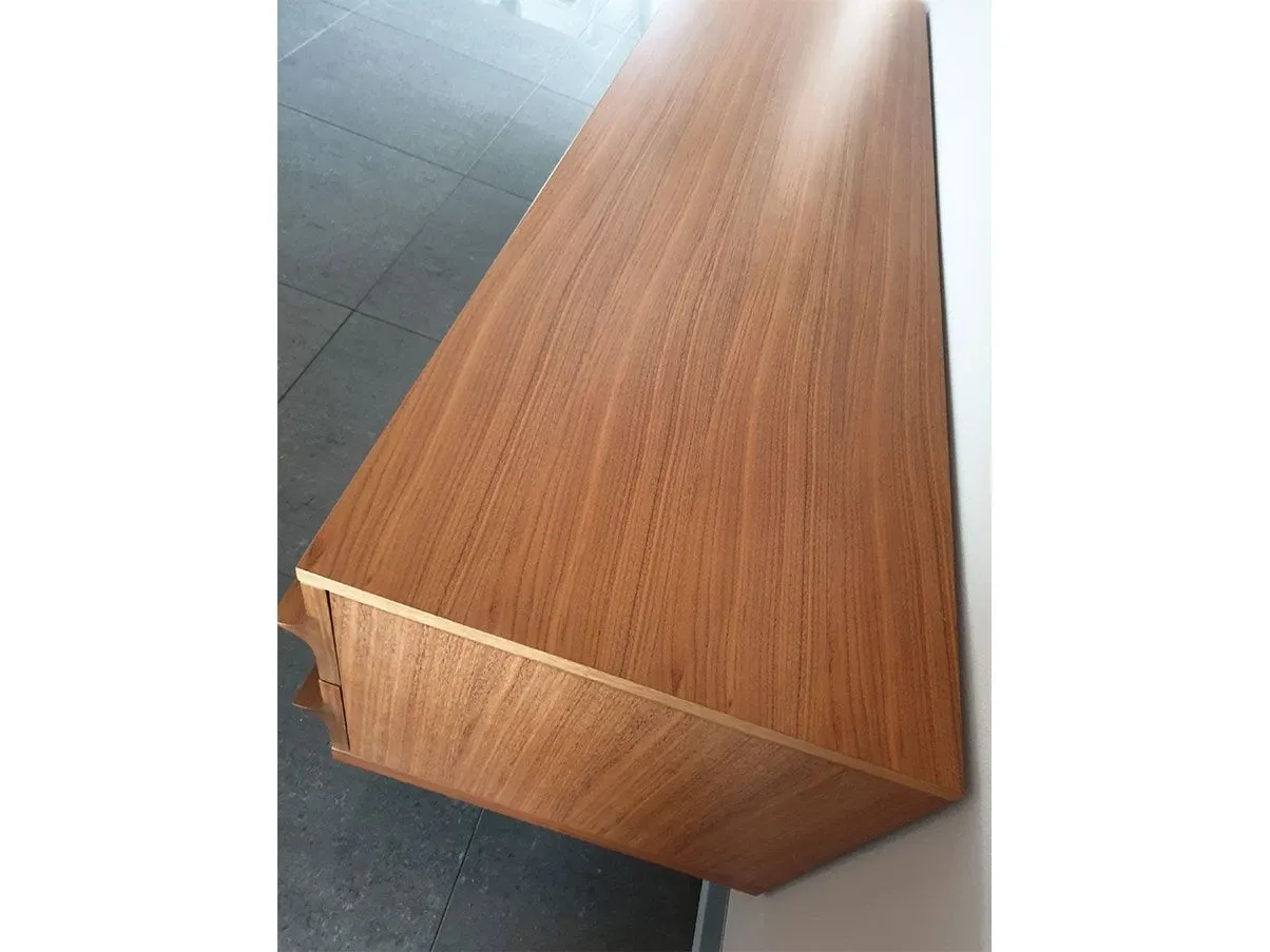 Chest of drawers 440 0+1 C 4 drawers in walnut wood, Bernini 1