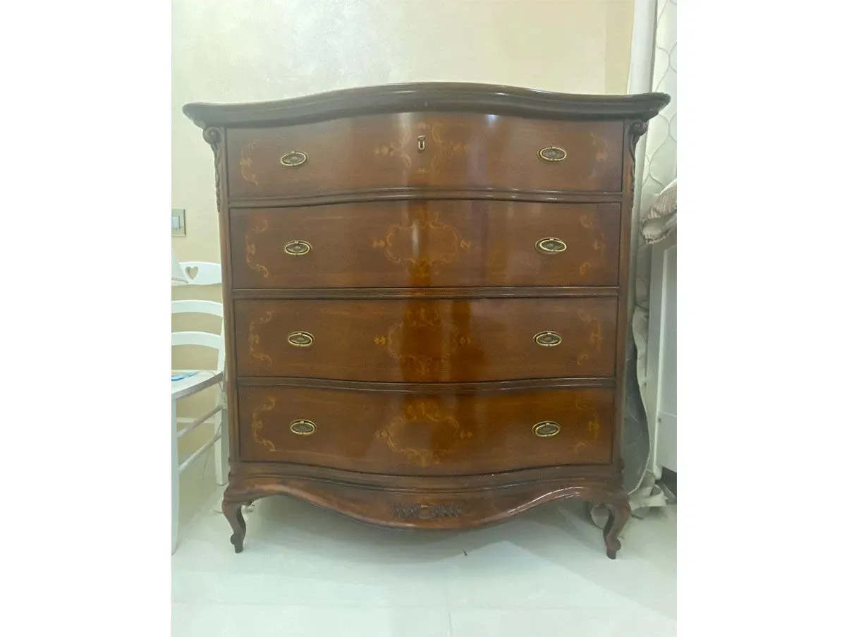 Comò con 4 cassetti in legno ciliegio, Signorini e Coco 1