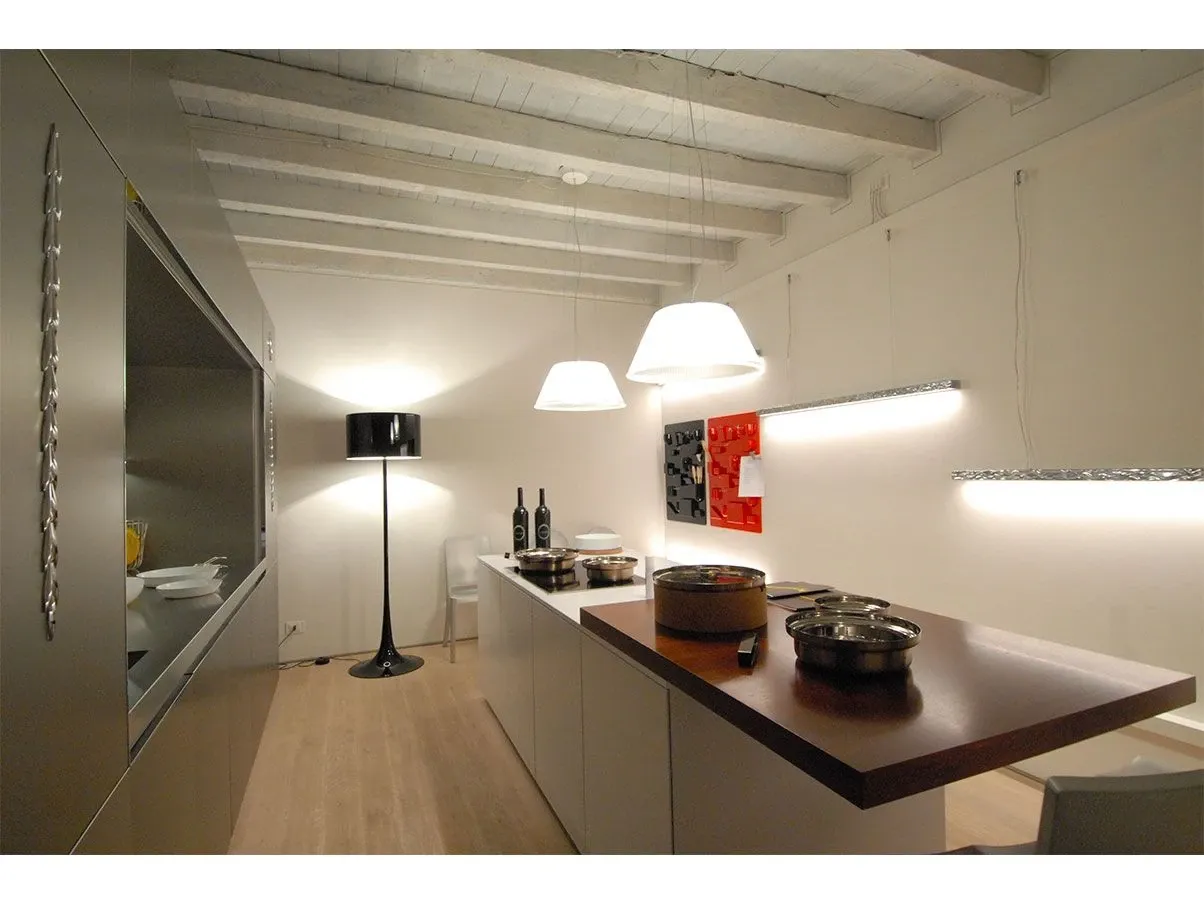 Lampada a sospensione Romeo Moon S2 in vetro pressato, Flos 5