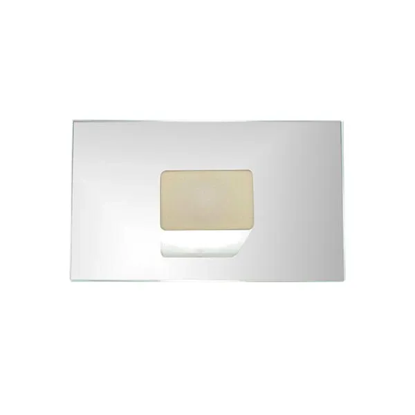 Flat wall lamp in transparent glass, Morosini image