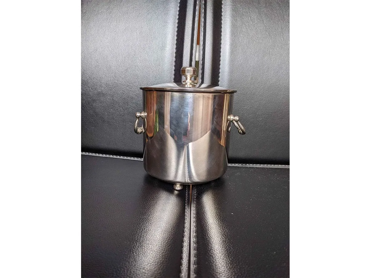 Eiseimer aus Alpaka-Silber (Metall) 6