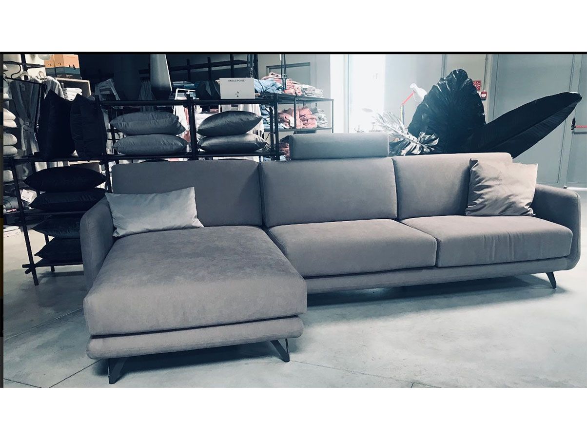 Bristol 2 seater sofa with chaise longue, Doimo Salotti | Deesup