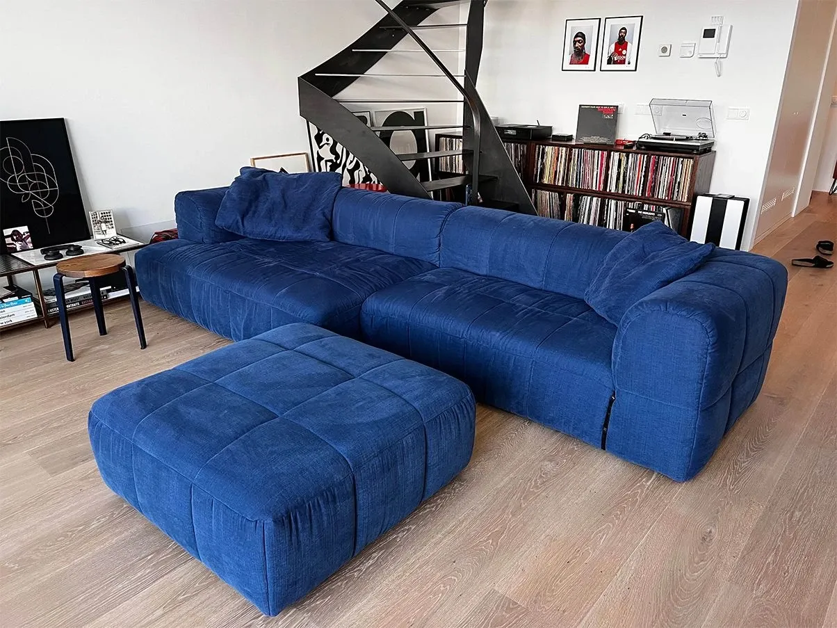Strips Sofa modular sofa in fabric (blue) 2