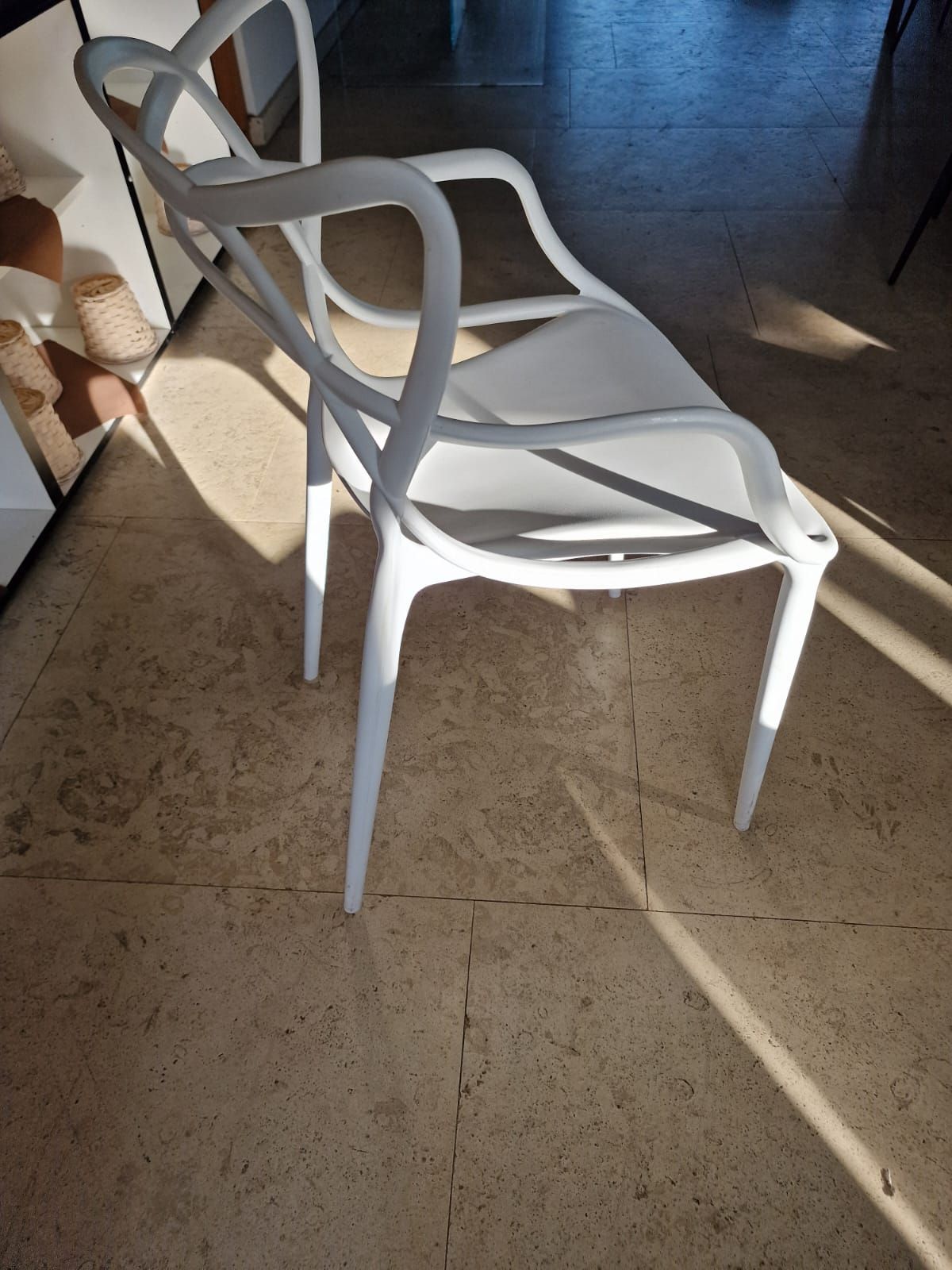 White Masters Chair by Philippe Starck Side