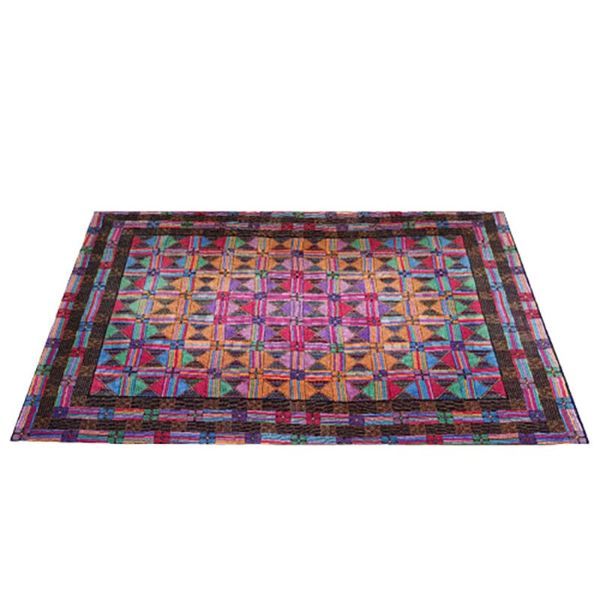 80s geometric wool carpet, Missoni image
