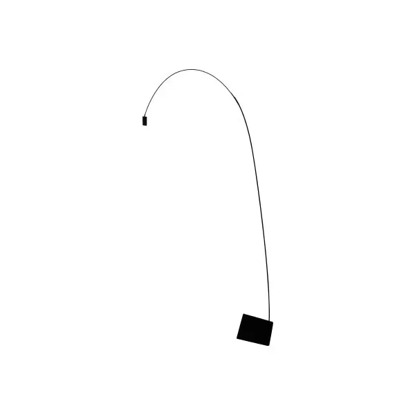 Lampada da terra Fox ad arco regolabile (nero) 1