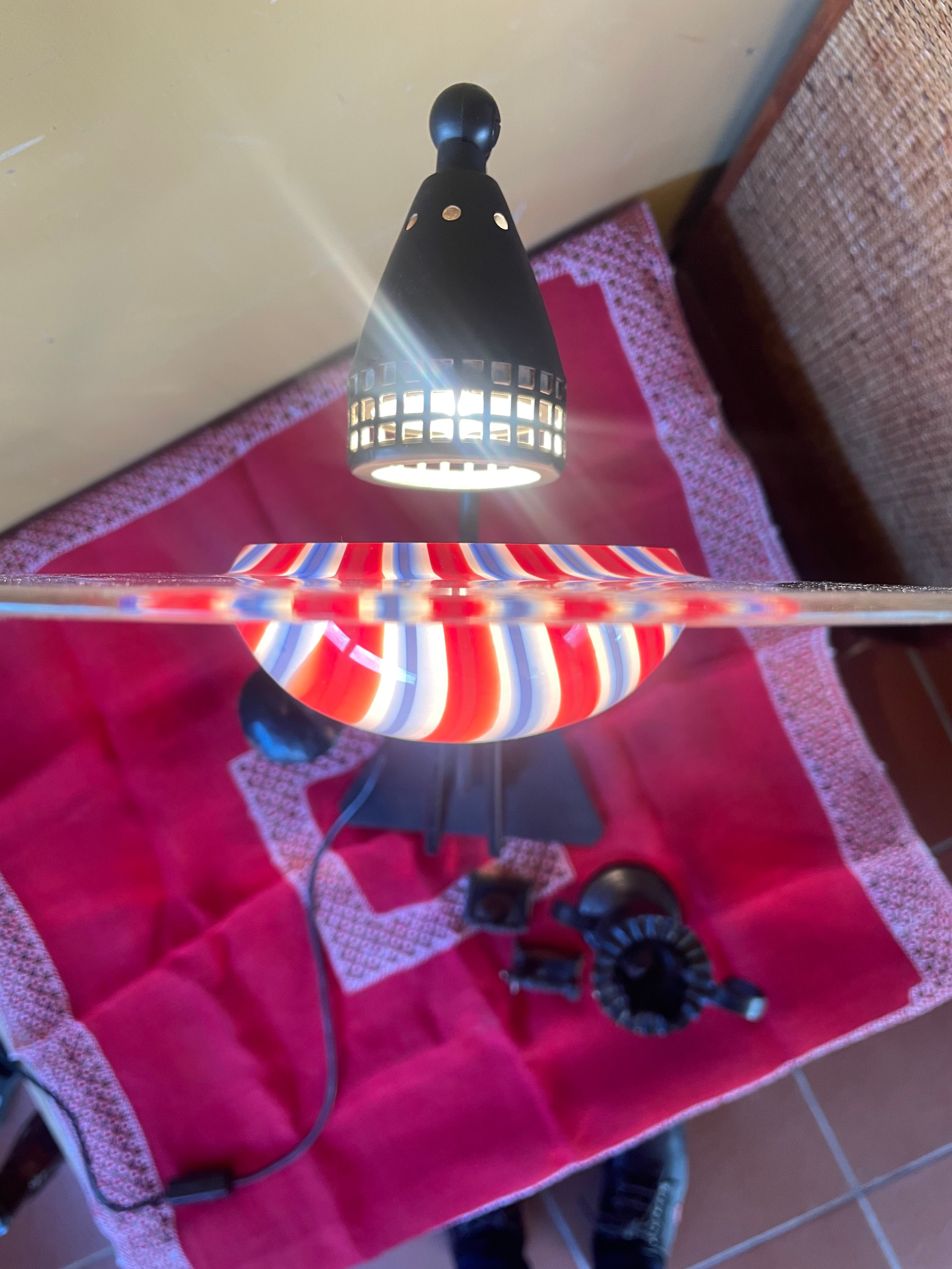 Effetre Murano Glas Tischlampe Details