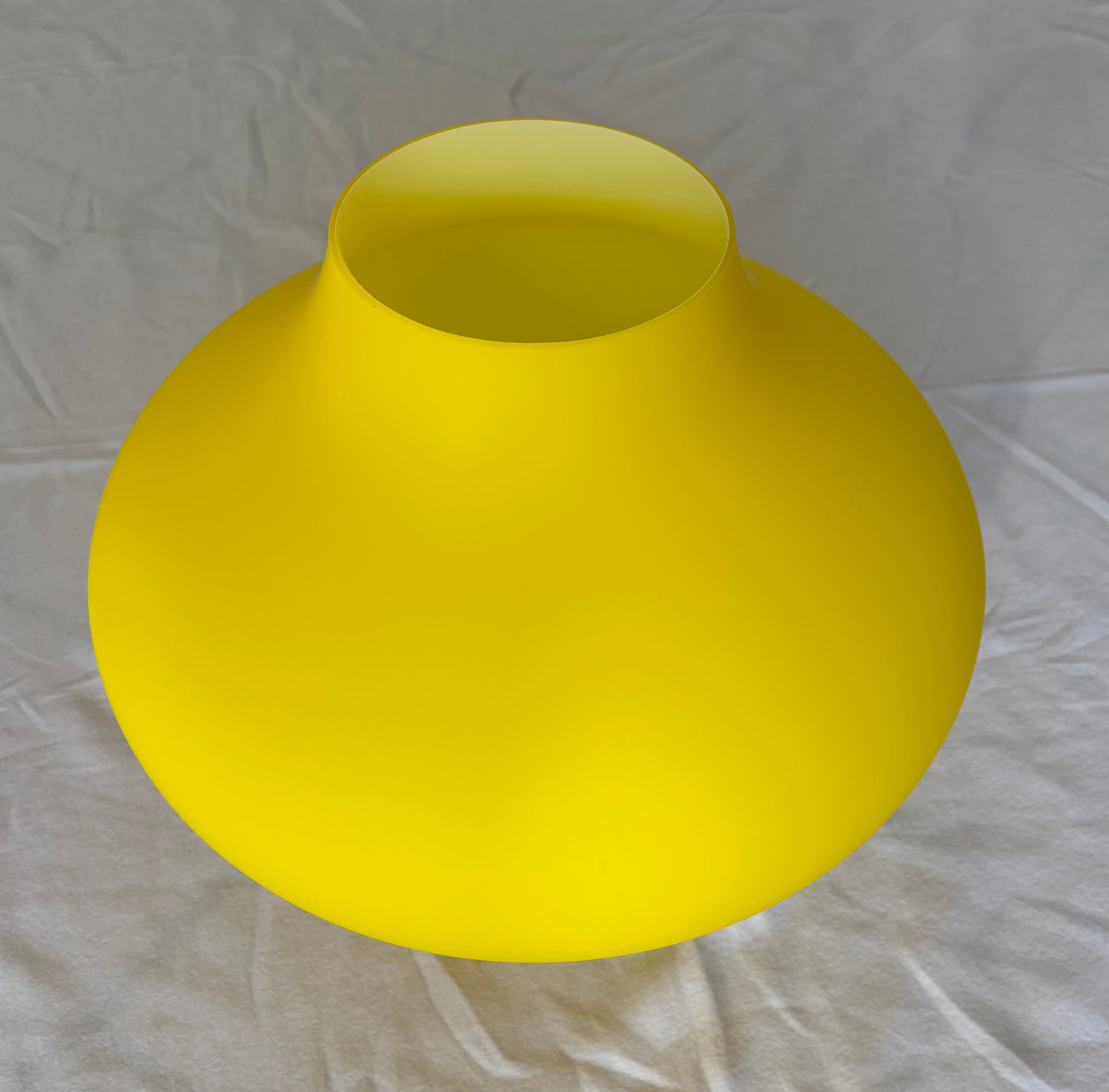 China Yellow Glass Pendant Lamp by Rodolfo Dordoni Side