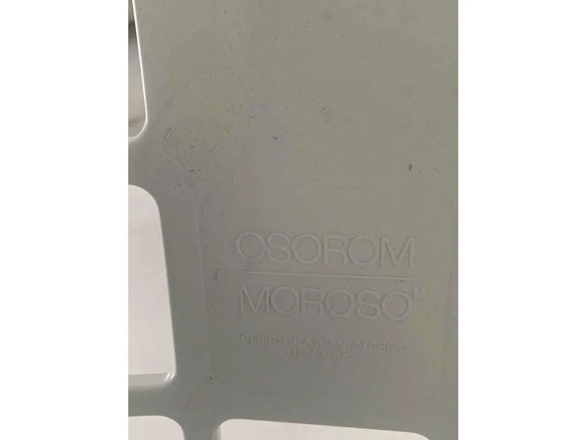 Pouf Osorom di Konstantin Grcic outdoor (bianco), Moroso 3
