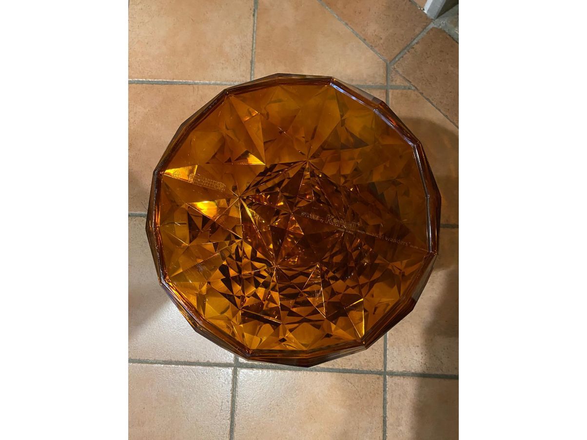 Stone low stool copper by Marcel Wanders, Kartell Details