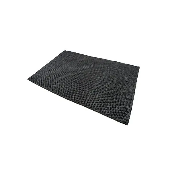 Tappeto rettangolare in lana Sotho Abaca (grigio) 
