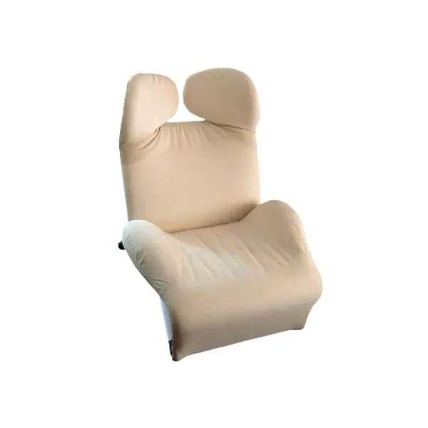 Wink chaise longue armchair in fabric (white), Cassina image