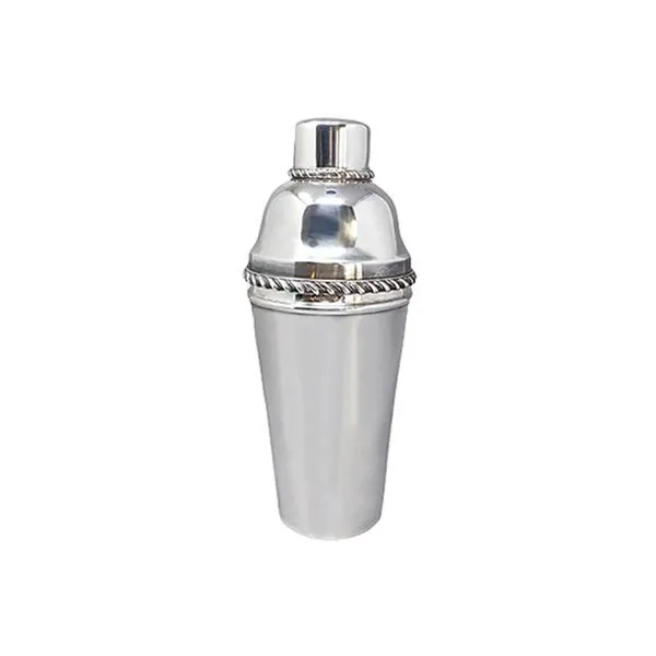 Vintage nickel silver cocktail shaker (1960s) 