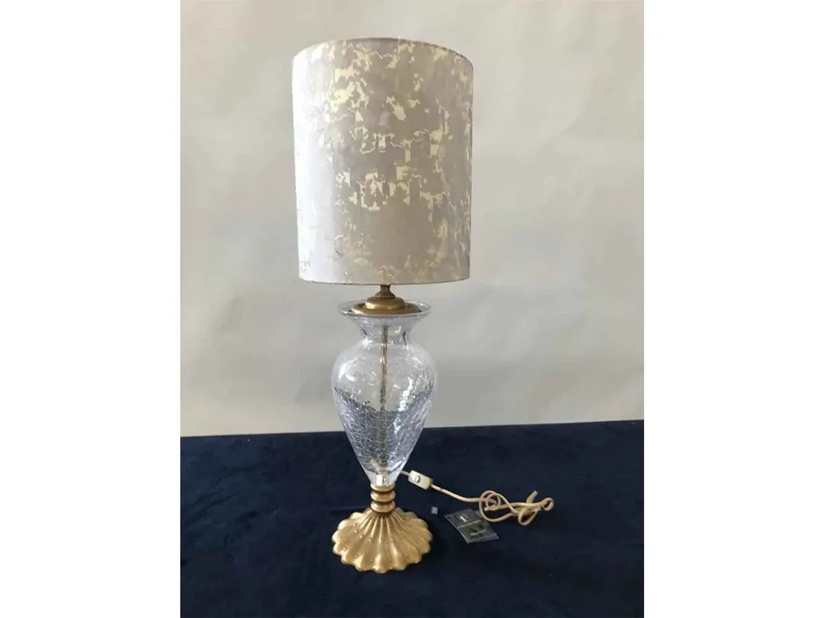 Lampada da tavolo in cristallo trasparente, IPM light 1
