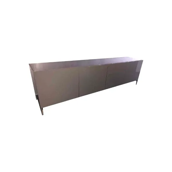 Sideboard with doors in lacquered wood (gray), Minotti image