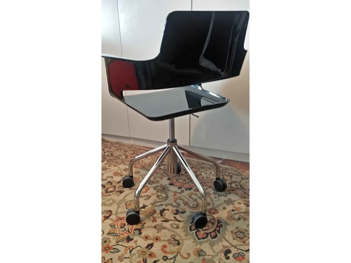 Set of 2 swivel armchairs B32 Spider (black), Arrmet 5
