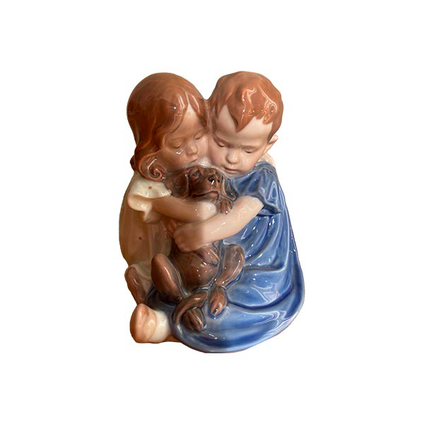 Porcelain figurine (blue), Royal Copenhagen image